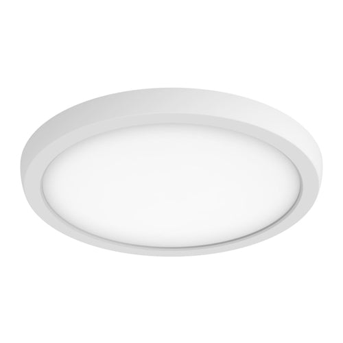 Satco 62-1728, Blink Pro, 9" Flush Mount LED Fixture, 13W, 120/277V, 3000K Soft White, 1300 Lumens, Round Shape,White Finish, 0-10V Dimming