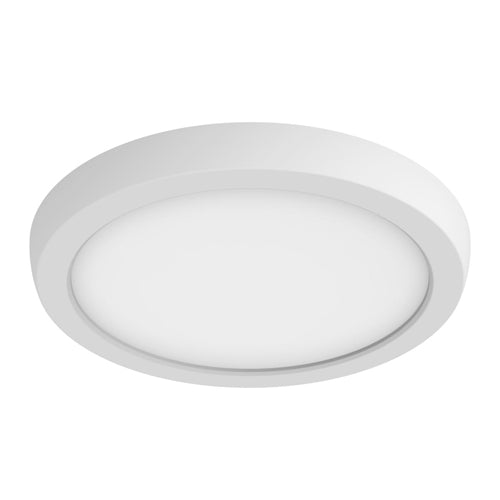 Satco 62-1733, Blink Pro, 7'' LED Round Flush Mount, 120/277V, 11W, 4000K Cool White, 980 Lumens, White Finish