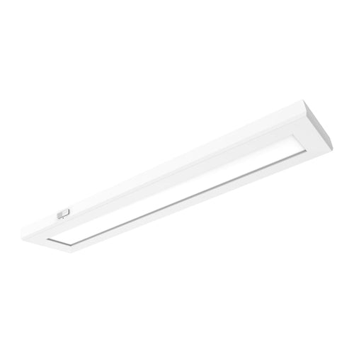 Satco 62-1770, Blink Pro Plus, 5.5'' x 24'' LED Surface Mount, 120/277V, 24W, 1650-1870 Lumens, CCT Selectable, Rectangular Shape, White Finish, Dimming 120V only