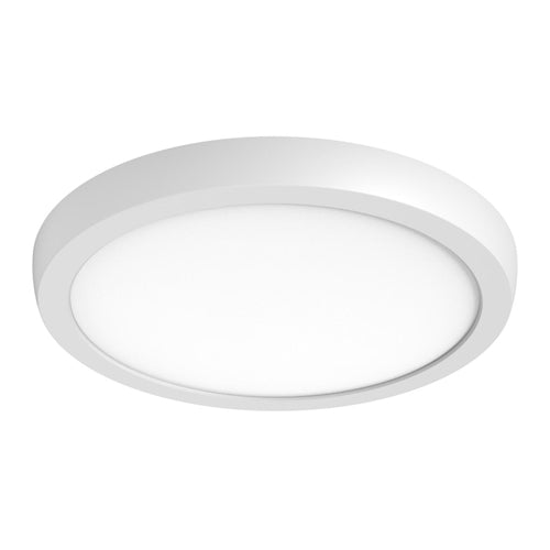 Satco 62-1776, Blink Pro Plus, 12" Surface Mount LED Fixture, 19.5W, 120/277V, CCT Selectable, 1450-1520 Lumens, Round Shape, White Finish, Dimming 120V only