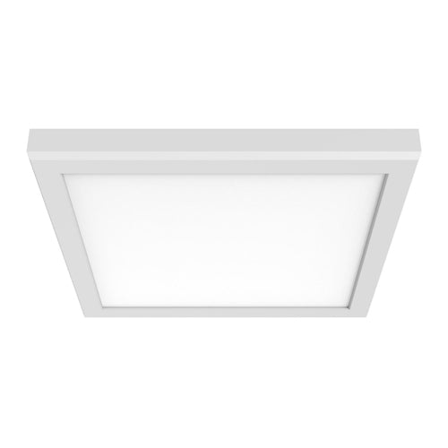 Satco 62-1779, Blink Pro Plus, 12" Surface Mount LED Fixture, 19.5W, 120/277V, CCT Selectable, 1400-1470 Lumens, Square Shape, White Finish, Dimming 120V only