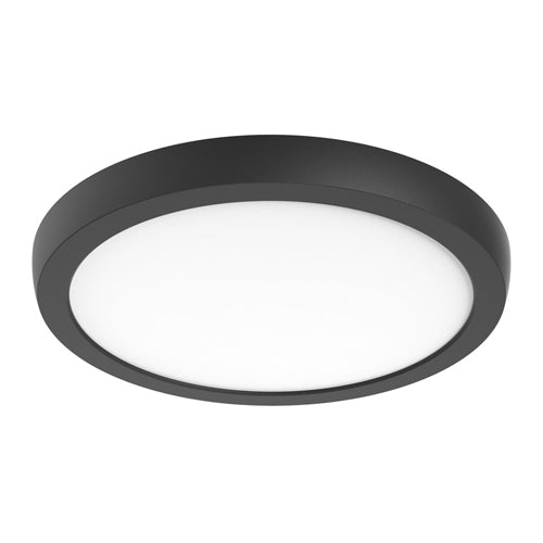 Satco 62-1786, Blink Pro Plus, 12" Surface Mount LED Fixture, 19.5W, 120/277V, CCT Selectable, 1350-1420 Lumens, Round Shape, Black Finish, Dimming 120V only