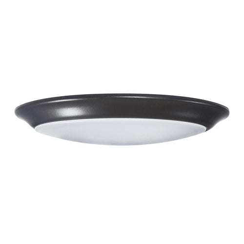 Satco 62-1813, 10" LED Disk Light, 120V, 17W, 5-CCT Selectable 2700/3000/3500/4000/5000K, 970-1080 Lumens, Bronze Finish