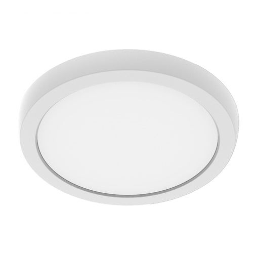 Satco 62-1910, Blink Performer, 7" LED Round Flush Mount Fixture, 120V, 10W, 900-980 Lumens, 5 CCT Selectable, White Finish