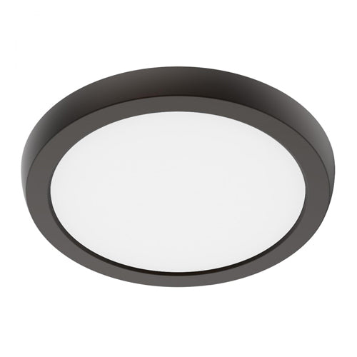 Satco 62-1912, Blink Performer, 7" LED Round Flush Mount Fixture, 120V, 10W, 850-930 Lumens, 5 CCT Selectable, Bronze Finish