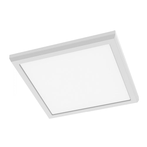 Satco 62-1924, Blink Performer, 9" LED Square Flush Mount Fixture, 120V, 11W, 1050-1100 Lumens, 5 CCT Selectable, White Finish