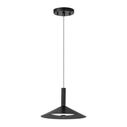 Satco 62-2071, Corrine, 10" LED Pendant, 120V, 18W, 1500-1600 Lumens, 3000K/4000K/5000K CCT Selectable, Matte Black