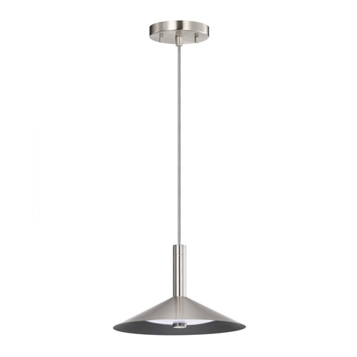 Satco 62-2081, Corrine, 10" LED Pendant, 120V, 18W, 1500-1600 Lumens, 3000K/4000K/5000K CCT Selectable, Brushed Nickel