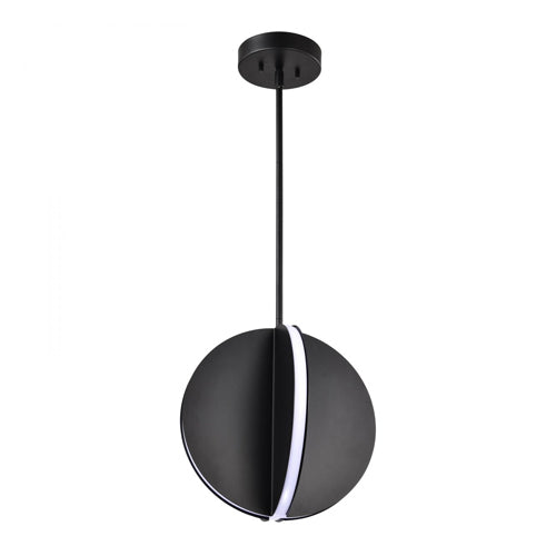 Satco 62-2151, Blaine, 13'' LED Pendant, 120V, 30W, 2150 Lumens, 3000K Soft White, Matte Black, Acrylic Lens