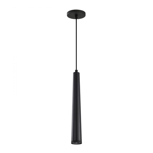 Satco 62-826, Melrose, 16" LED Pendant, 120V, 12W, 3000K Soft White, 1020 Lumens, Matte Black Finish