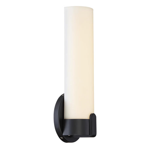 Satco 62-923, Loop, Single LED Wall Sconce Light Fixture, 120V, 13W, 1040 Lumens, 3000K Warm White, Dimmable, Aged Bronze Finish