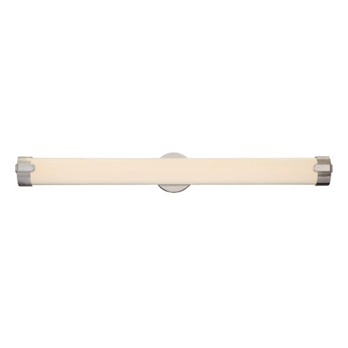 Satco 62-925, Loop, 36" LED Vanity Fixture, 120V, 39W, 3120 Lumens, 3000K Warm White, Dimmable, Brushed Nickel Finish
