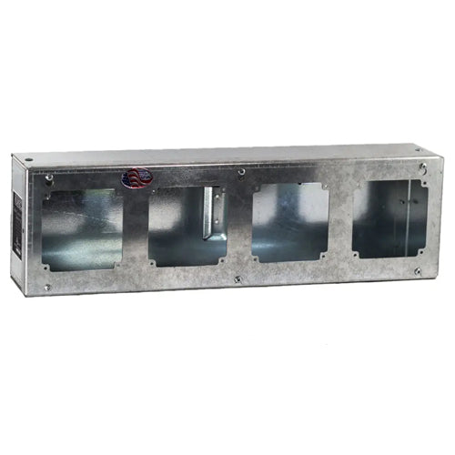 Rack-A-Tiers 62040, KuikBox, 4 Space 8 Gang Electrical Enclosure