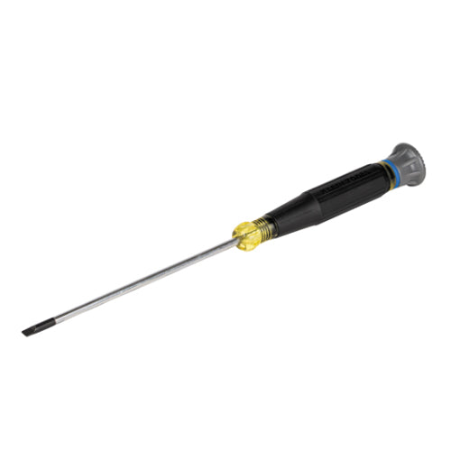 Klein Tools 6254, 1/8-Inch Slotted Precision Screwdriver, 4-Inch Shank