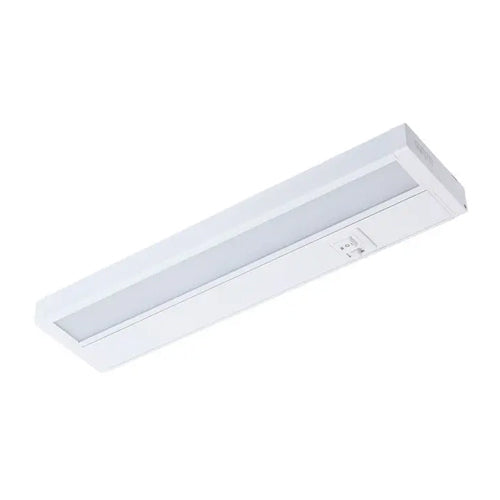 Satco 63-502, 14" LED White Under Cabinet Light, 120V, 9W, 577-647 Lumens, CCT Selectable 3000/4000/5000K, 50000 Hours, Dimmable
