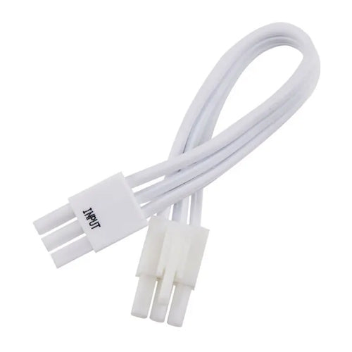 Satco 63-515, 6'' Under Cabinet Linkable Cable, 120V, White Finish