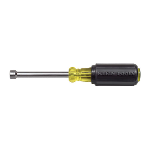 Klein Tools 630-6MM, 6 mm Nut Driver, 3-Inch Hollow Shaft, Cushion-Grip™