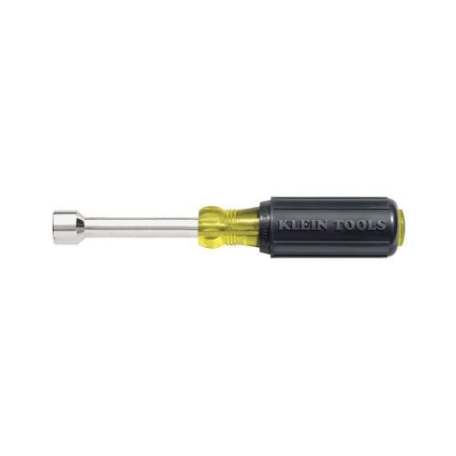 Klein Tools 630-7/16, 7/16-Inch Hollow Nut Driver, 3-Inch, Cushion-Grip™