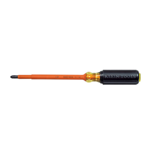 Klein Tools 6337INS, Insulated Screwdriver, #3 Phillips, 7-Inch Round Shank