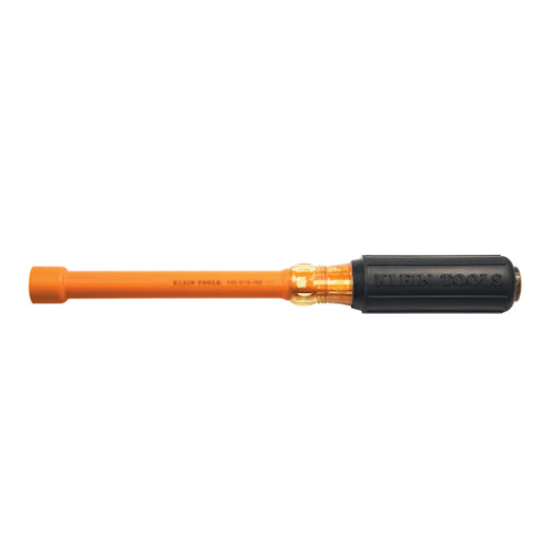 Klein Tools 646916INS, 9/16-Inch Insulated Nut Driver 6-Inch Hollow Shaft