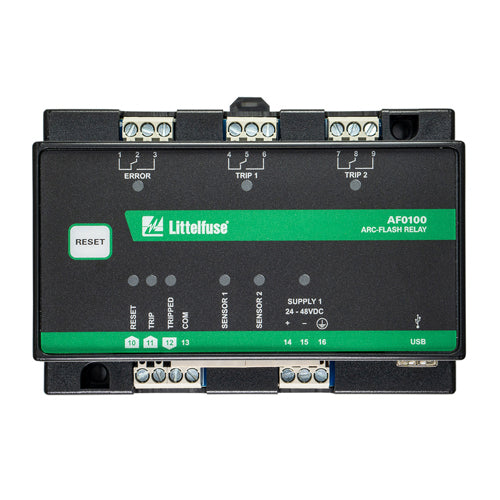 Littelfuse AF0100-10, AF0100 Series, Arc-Flash Monitoring Relay, 24–48VDC