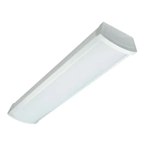 Satco 65-1083, 2 Foot LED Ceiling Wrap Fixture, 20W, 120-277V, 3000K Warm White, 1600 Lumens, White Finish