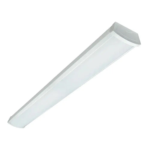 Satco 65-1084, 4 Foot LED Ceiling Wrap Fixture, 40W, 120-277V, 3000K Warm White, 3200 Lumens, White Finish