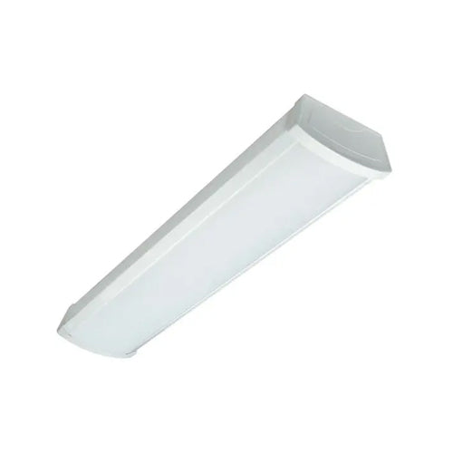 Satco 65-1088, 2 Foot LED Ceiling Wrap Fixture, 20W, 120-277V, 5000K Natural Light, 1600 Lumens, White Finish
