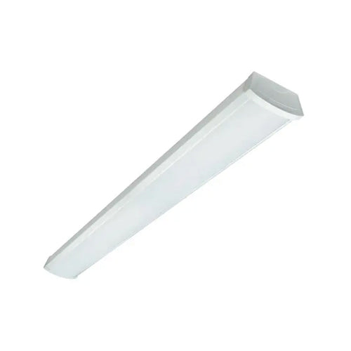 Satco 65-1089, 4 Foot LED Ceiling Wrap Fixture, 40W, 120-277V, 5000K Natural Light, 3200 Lumens, White Finish