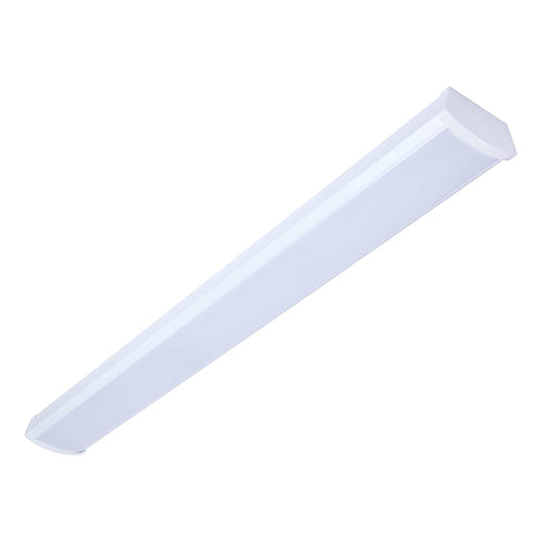 Satco 65-1211, 4'' LED Wrap, 39W, 120-277V, 2700/3000/3500/4000/5000K CCT Selectable, 3200-3400 Lumens, White Finish