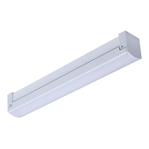 Satco 65-1222, 1'' LED Connectable Strip Light, 10W, 120V, 2700/3000/3500/4000/5000K CCT Selectable, 800-1000 Lumens, White Finish