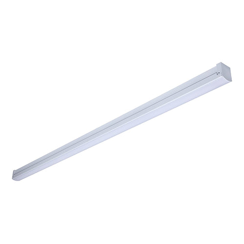 Satco 65-1224, 4'' LED Connectable Strip Light, 30W, 120V, 2700/3000/3500/4000/5000K CCT Selectable, 2700-3100 Lumens, White Finish