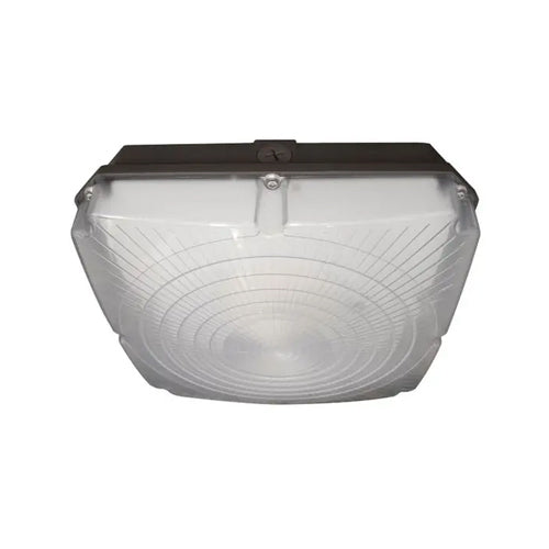 Satco 65-141, 8.5" LED Canopy Fixture, 120-277V, 40W, 5000K Natural Light, 4800 Lumens, 0-10V Dimming, Bronze Finish