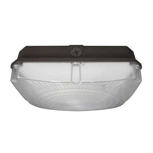 Satco 65-149, 10" LED Canopy Fixture, 120-277V, 70W, 5000K Natural Light, 8400 Lumens, 0-10V Dimming, Bronze Finish
