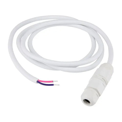 Satco 65-170, Whip Connector, 5.5 Foot, IP68 Rated, White, 0-10V Dimming