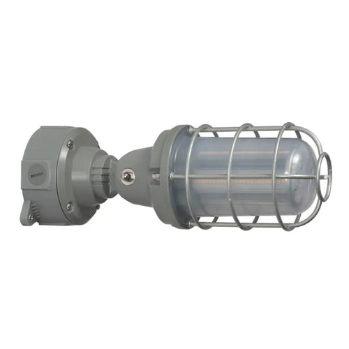 Satco 65-173, LED Adjustable Vapor Tight Fixture, 100-277V, 20W, 5000K Natural Light, 2200 Lumens, Gray Finish