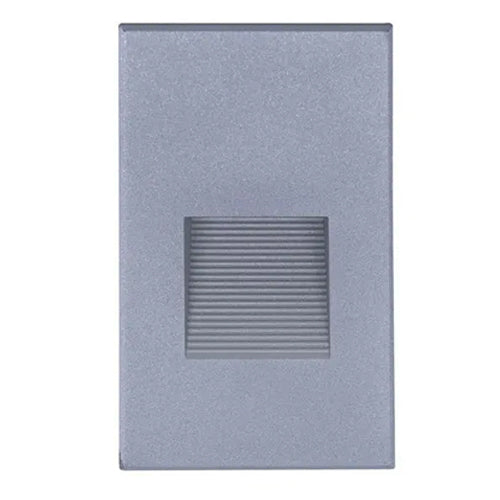 Satco 65-409, 3W LED Vertical Step Light, 120V, 3000K Warm White, 200 Lumens, 80+ CRI, Dimmable, Gray Finish