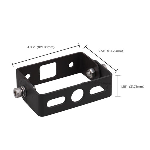 Satco 65-528, Trunnion Mounting Accessory, for 30 and 50 Watt, PC Lens Flood Fixture, Bronze Finish