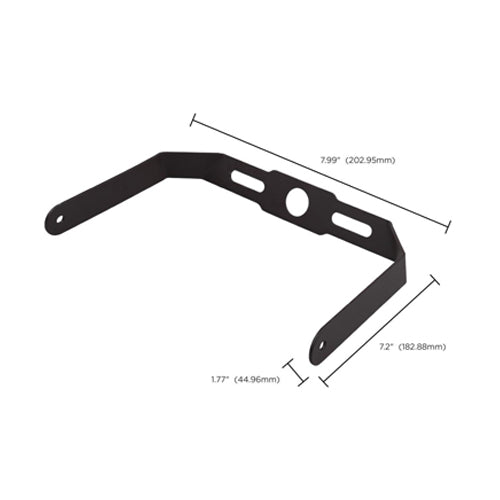Satco 65-529, Yoke Mounting Accessory, for 30 Watt PC Lens Flood Fixture, Bronze Finish