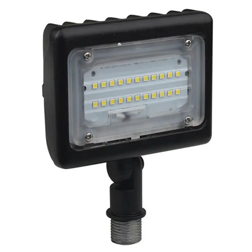 Satco 65-533, LED 15W Small Flood Light, 120-277V, 5000K Natural Light, 1624 Lumens, 80+ CRI, Bronze Finish