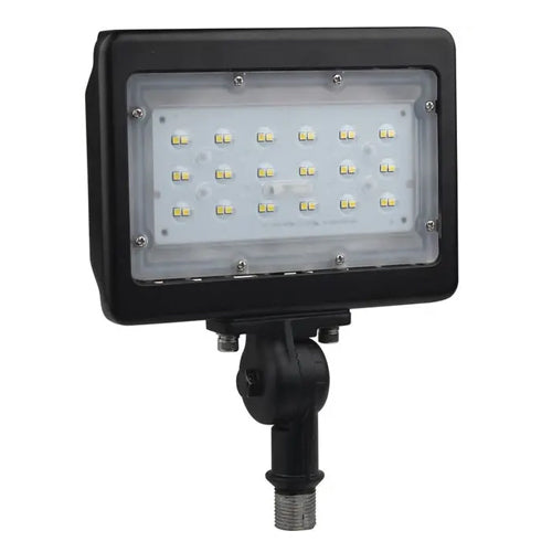 Satco 65-534, LED 30W Medium Flood Light, 120-277V, 3000K Warm White, 3404 Lumens, 80+ CRI, Bronze Finish