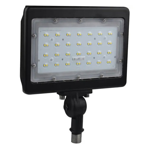 Satco 65-537, LED 50W Large Flood Light, 120-277V, 3000K Warm White, 5717 Lumens, 80+ CRI, Bronze Finish