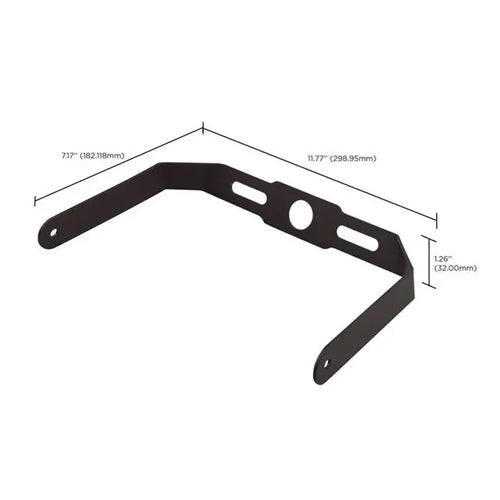 Satco 65-548, Yoke Mount for Large Tempered Glass Flood Light, Die-cast Aluminum, Bronze Finish
