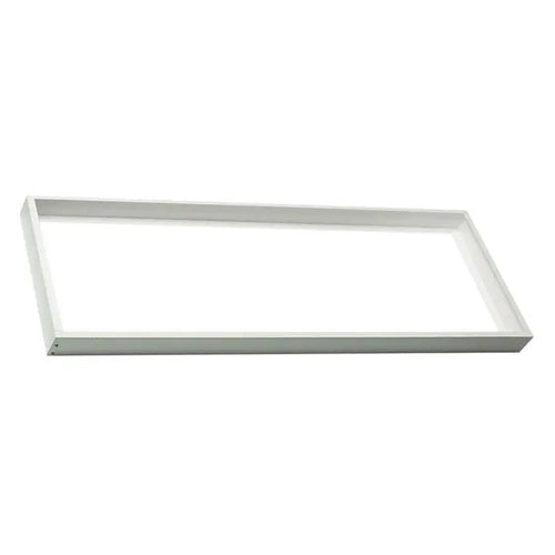 Satco 65-595R1, 1'x4' Backlit Panel Frame Kit, Aluminum, White Finish, For use with EM versions