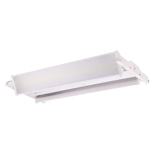 Satco 65-648R1, 220W LED Adjustable High bay, 120-277V, 5000K Natural Light, 30337 Lumens, Integrated Sensor Port, 0-10V Dimming, White Finish