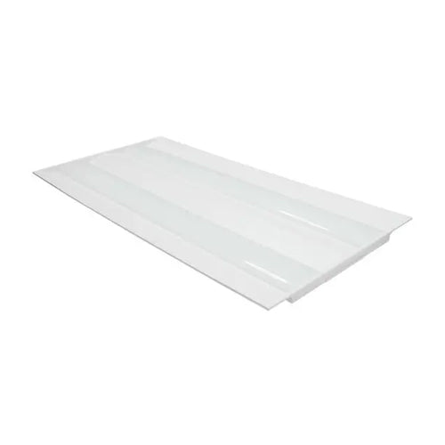 Satco 65-695, 2X4 Double Basket LED Troffer Fixture, 100-277V, Wattage &  CCT & Lumens  Selectable, 80+ CRI, 0-10V Dimming, White Finish