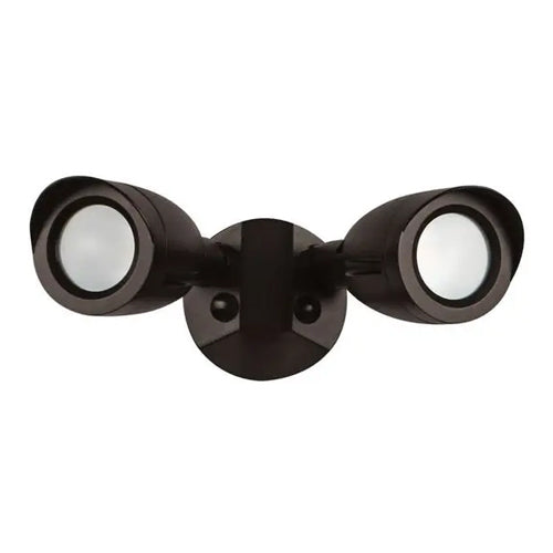 Satco 65-718, LED Dual Head Security Light, 20W, 120-277V, 4000K Cool White, 1900 Lumens, 80+ CRI, Bronze Finish