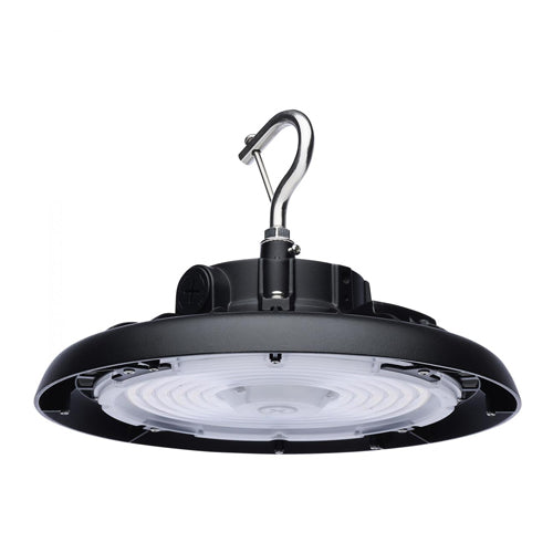 Satco 65-770R3, LED UFO High Bay, Wattage and CCT Selectable, 120-347V, 80/100/120W, 11840-18600 Lumens, 3000/4000/5000K, 0-10V Dimming, Black Finish