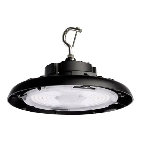 Satco 65-802R2, 100W UFO LED High Bay, 277-480V, 14500 Lumens, 5000K Natural Light, 0-10V Dimming, Black Finish