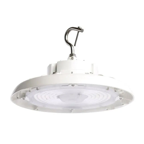 Satco 65-791R2, 100W UFO LED High Bay, 120-277V, 14000 Lumens, 4000K Cool White, 0-10V Dimming, White Finish